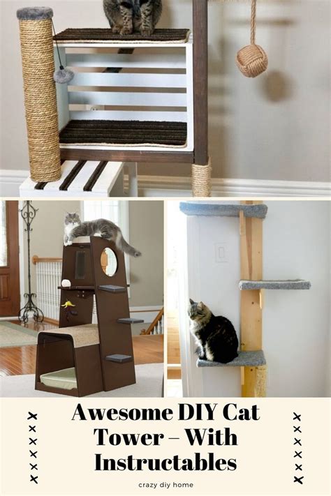 Diy Cat Tower Ideas Diy Stuffed Animals Diy Cat Tower Cat Diy