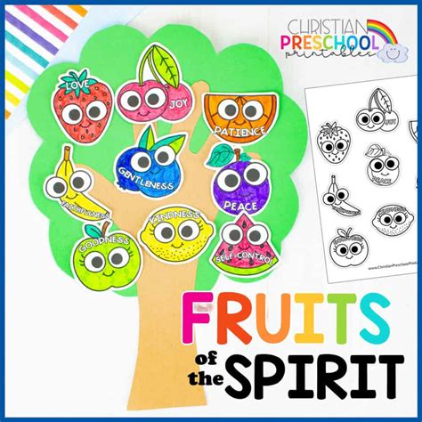 Printable Fruit Of The Spirit Craft