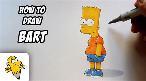 How To Draw Bart [the Simpsons] Drawing Tutorial Youtube