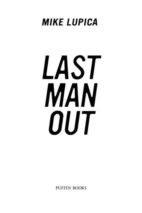 Last Man Out By Mike Lupica 9780147514912 Brightly Shop