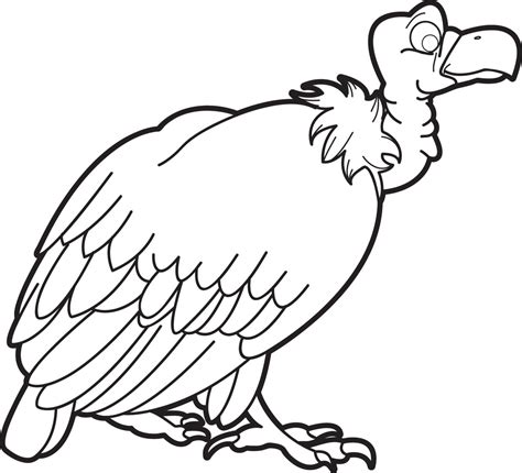 Printable Vulture Coloring Page For Kids Supplyme