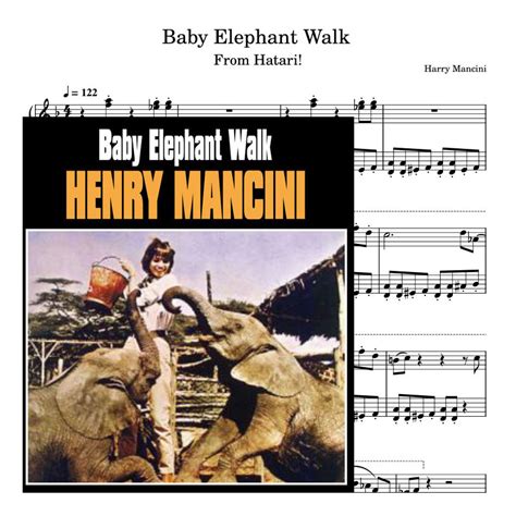 Baby Elephant Walk From Hatari Piano Harry Mancini Tutorial