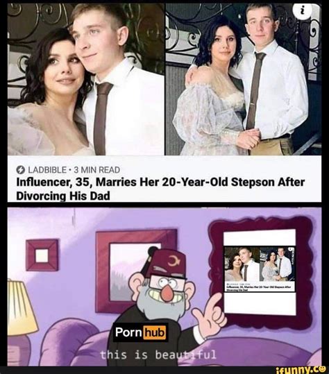 ladbible min read influencer 35 marries her 20 year old stepson after divorcing his dad porn