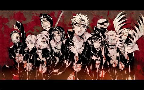 76 Naruto Shippuden Wallpapers Akatsuki Wallpapersafari