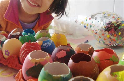Huevos Llenos De Confeti Actividades Para Niños Manualidades Fáciles Y Juegos Creativos