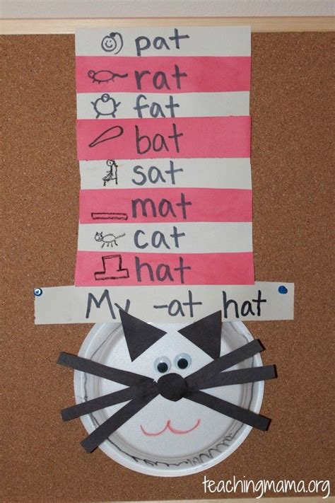 We've included a solution if you get stuck. Cat in the Hat Rhyming Hat | teach | Preschool, Dr seuss ...