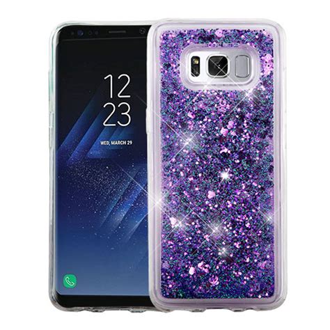 For Samsung Galaxy S8 Phone Case Cute Glitter Hybrid Tpu