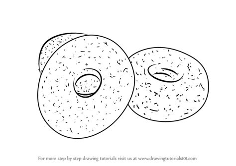 Learn How To Draw Donuts Snacks Step By Step Drawing Tutorials