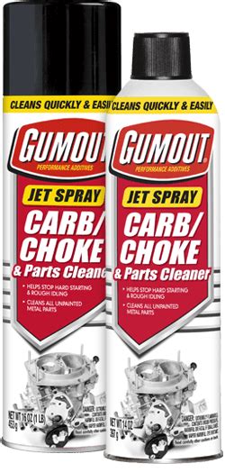Sounds a bit simple for all you bright sparks doesn't it! Carburetor Cleaner and Choke Cleaner | Gumout