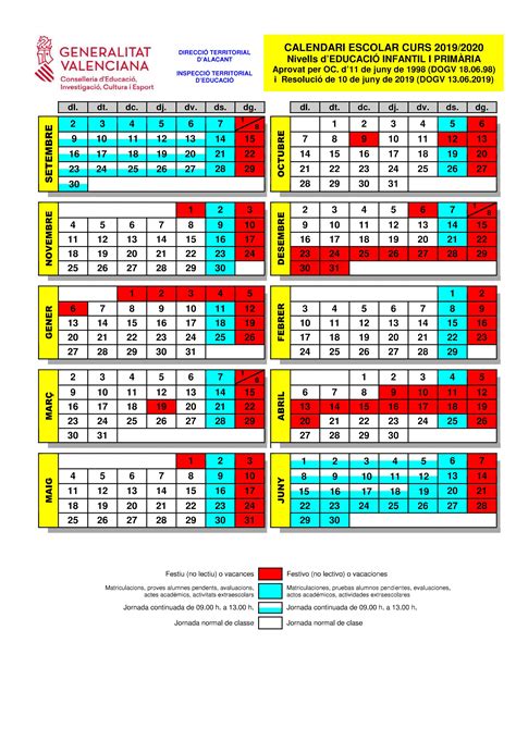 Calendari Escolar Ceip El Romeral