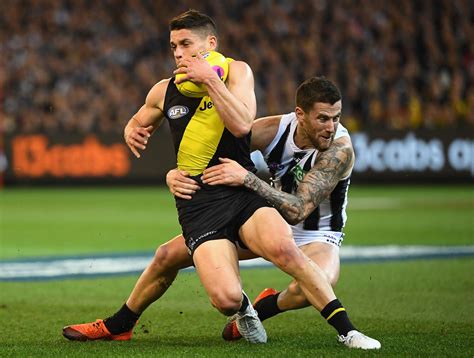 The last 41 seconds of collingwood vs richmond round 2 2016, hope you enjoy, incredible scenes at the mcg as. Dion Prestia in AFL Preliminary Final - Richmond vs ...