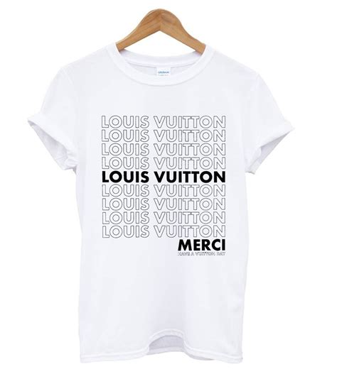 Designer dress shirts, button down, long and short sleeve collared shirts for men. Louis Vuitton Merci T Shirt KM