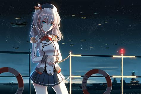 Wallpaper 1800x1200 Px Anime Girls Kantai Collection Kashima