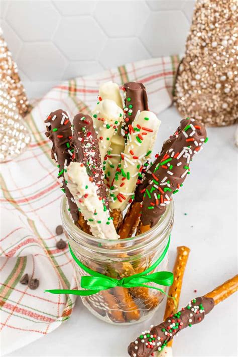 Chocolate Covered Pretzel Rods Recipe The Diary Of A Real Housewife