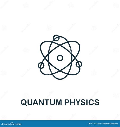 Quantum Physics Icon From Science Collection Simple Line Element