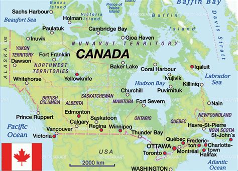 Ubicacion De Canada En El Mapa De America