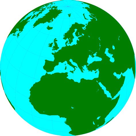 Maps World Free Stock Photo Illustration Of A Globe Showing Europe
