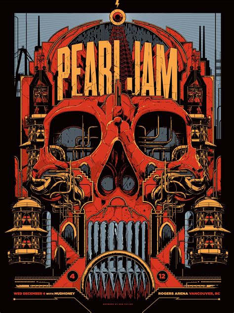 Ken Taylor Illustration And Design Melbourne Australia Pearl Jam