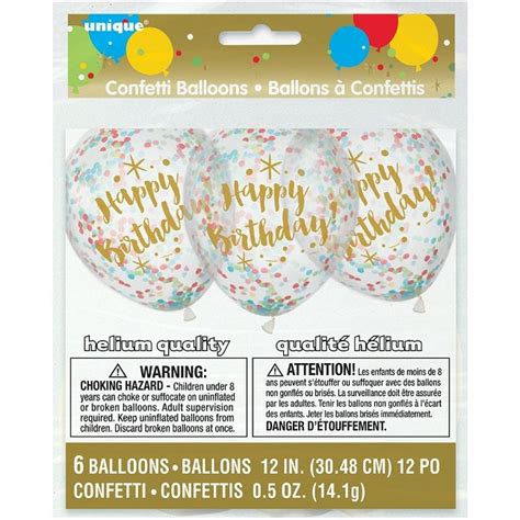 Party Camel Glitzy Birthday Confetti Balloons