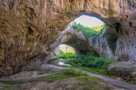 Magnificent View Of The Devetaki Cave Bulgaria Stock Image Image Of