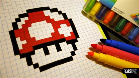 Pixel Drawing Mario World S2 Pixel Art Graph Paper Art Minecraft