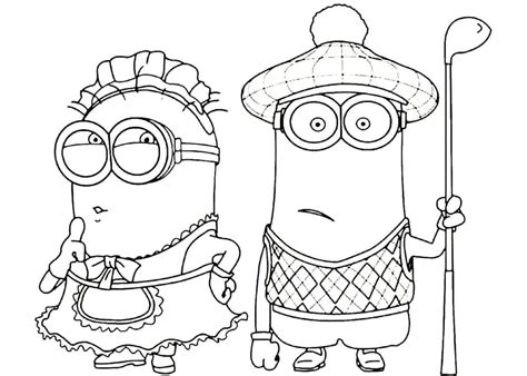 Despicable Me 2 Minions Coloring Pages