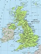 Cartina geografica dell'Inghilterra Mappa o Carta Mapa Map of