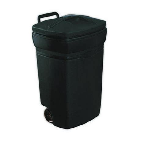 Rubbermaid Roughneck 45 Gal Plastic Wheeled Garbage Can Lid Included