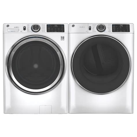 ge appliances smart 4 8 cu ft front load washer and 7 8 cu ft electric dryer and reviews wayfair