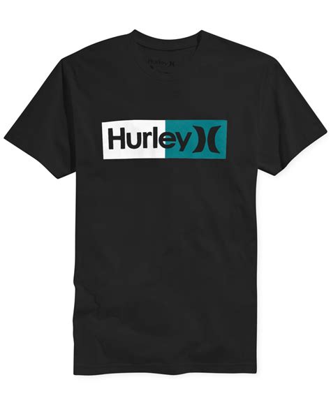 Hurley Halfer T Shirt In Black For Men Lyst