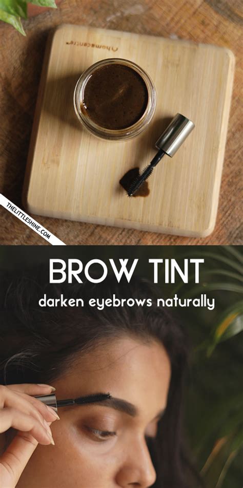 How To Make Diy Eyebrow Tint At Home Little Shine
