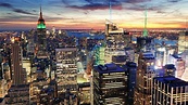 Wallpaper New York, Ville, Top View HD: Widescreen: Haute Définition ...