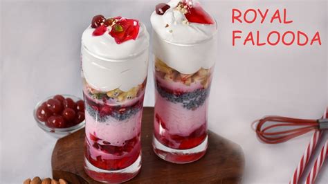 फालूदा और उसकी सेव की विधि Faluda Royal Falooda Falooda Recipe