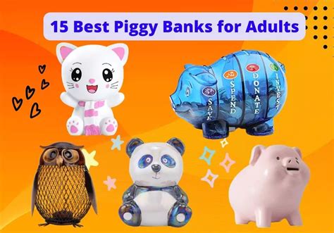 15 Best Piggy Banks For Adults To Save Money In 2023 Themoneybudget
