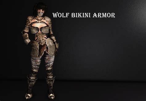 Wolf Bikini Armor Cbbe Bodyslide Modular Skyrim Special The