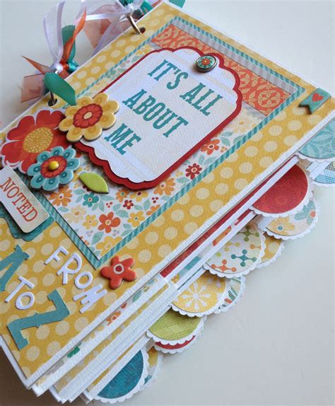 Artsy Albums Scrapbook Album And Page Layout Kits By Traci Penrod Its All About Me From A Z