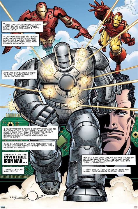 Marvel Comics Iron Man Marvel Comics 1000 Wall Poster 14725 X 22