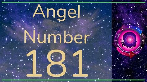 Angel Number 181 Meanings And Symbolism Angel Numbers Youtube