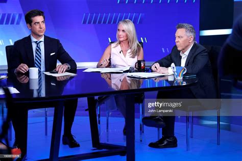 Jesse Watters Dana Perino And Greg Gutfeld Attend Fox News The