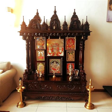 Puja Altar Pooja Rooms Decor Mantel Clock