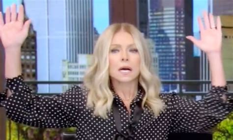 Kelly Ripa Calls Out Live Crew Member For Nsfw Off Camera Behavior