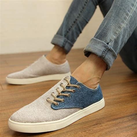 2015 Canvas Shoes Mens Shoessummer Breathable Splicing Casual Canvas