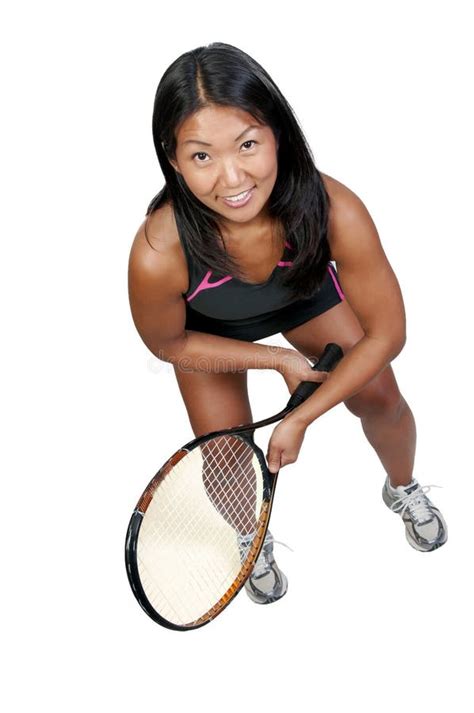 девушка играя теннис стоковое изображение изображение насчитывающей сеть 7443213