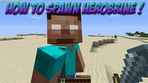 How To Spawn Herobrine Mod Spotlight Minecraft Youtube