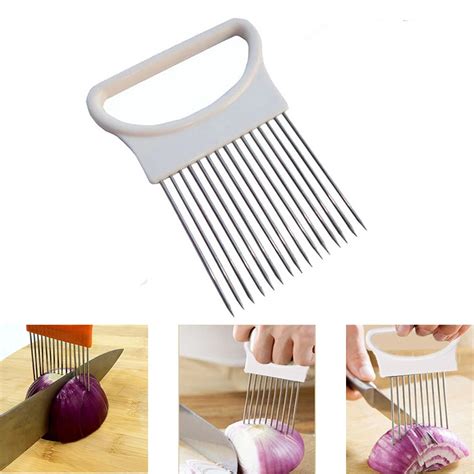 Onion Holderall In One Stainless Steel Onion Holder Onion Slicer