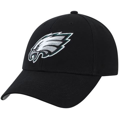 Philadelphia Eagles Basic Alternate Adjustable Hat Black Osfa