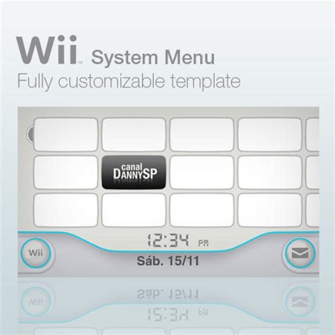 Wii System Menu Template By Dannysp On Deviantart