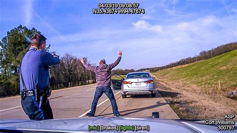 Mph Arkansas State Police Chase Man Into Oklahoma Youtube