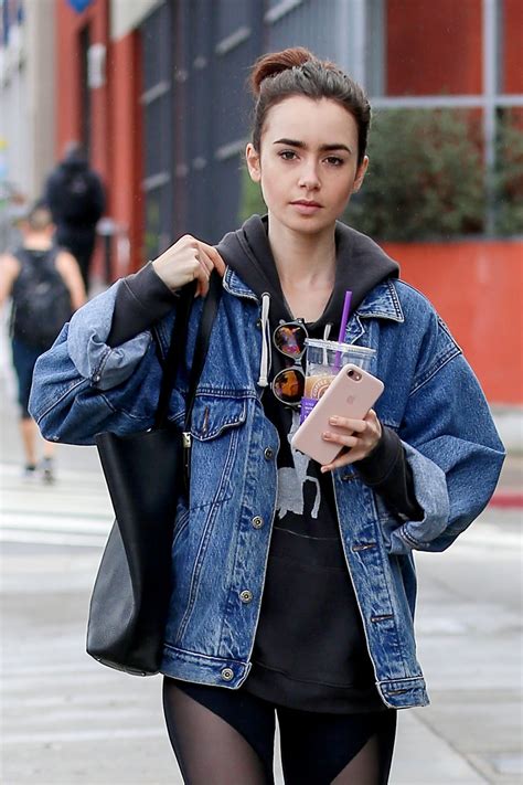 Lily Collins In Spandex Goes For A Workout Session In La 226 2017