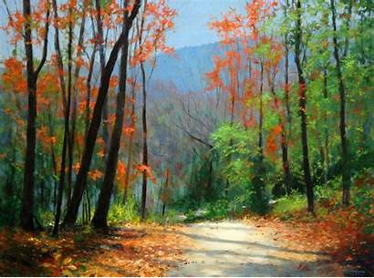 Acrylic Paintings Painting Easy Nature Beginners Landscapes